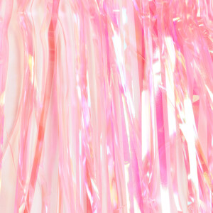 Pastel Party Tinsel Curtain - Red and Pink by My Party
