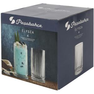 Elysia Highball Glasses - Clear / 0.435l / 8 / 435ml / 12 by Pasabahce