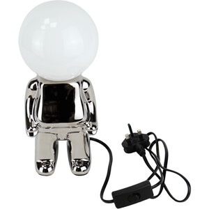 Astronaut Table Lamp - Silver