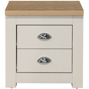 Wooden 4 Piece Furniture Set Wardrobe Chest of Drawers Bedsides Highgate - Cream by Birlea