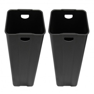 60L Dual Pedal Bin - White by Monstershop
