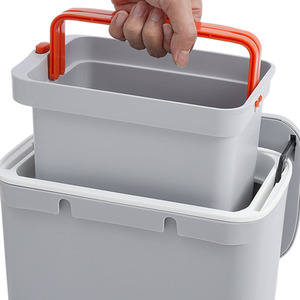 Kitchen Compost Bin for Countertop or Under Sink Hanging Small Trash Can by Livingandhome