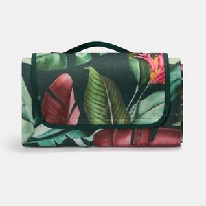 Tropical Folding Picnic Blanket - Green by OHS
