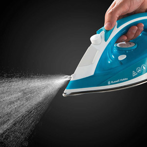 2400W Supreme Steam Iron Blue - Blue by Russell Hobbs
