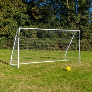 Strike Football Goal - White / 12x6 ft by Jack Stonehouse