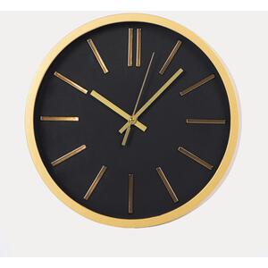 Round Metallic Wall Clock - Gold by OHS