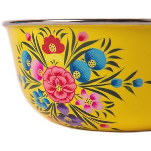 Pansy Picnic Bowl - 21.5cm - Buttercup Pansy / 21.5cm by Billy Can