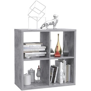 Mauro 2x2 Shelving Unit - Concrete Grey