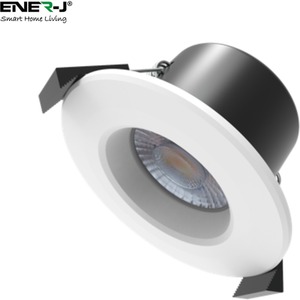 8W CCT Changeable Dimming Smart Fire Rated Downlight - Neutral by EnerJ Smart
