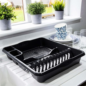 Black Dish Drainer - Black by STORM TRADING GROUP