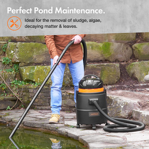 Wet Dry Pond Vacuum Cleaner - Black by VonHaus