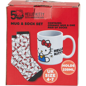 Hello Kitty Mug and Sock Set by Blue sky