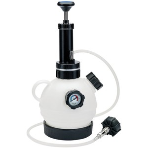 Draper Pump Action Brake Bleeder - Black, White by Draper