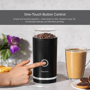 Innoteck Electric Coffee and Spice Grinder - Black by Innoteck