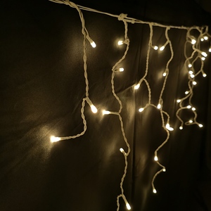 300 LED Multi Function Icicle Christmas Lights in Warm White - Warm white by Samuel Alexander