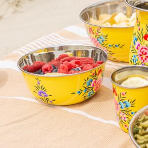 Pansy Picnic Bowl - 21.5cm - Buttercup Pansy / 18.5cm by Billy Can