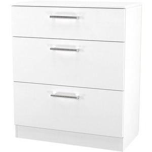 Ryedale Ready Assembled 3 Piece Furniture Pack - White Ash