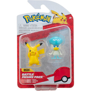 Pack of 2 Pokemon Battle Figures - Multicolour by Pokemon