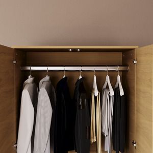 Denver Bedroom Set (2 Drawer Bedside, 4 Drawer Chest, 2 Door 2 Drawer Wardrobe) by Vida Designs