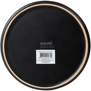Malmo Stacking Side Plate - Black