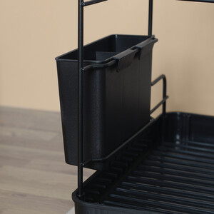 2 Tier Premium Dish Drainer - Black