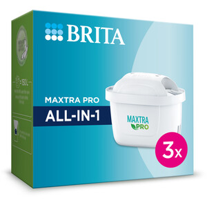 Pack of Maxtra Pro All-in-One Filter Cartridges - White / 3 by Brita