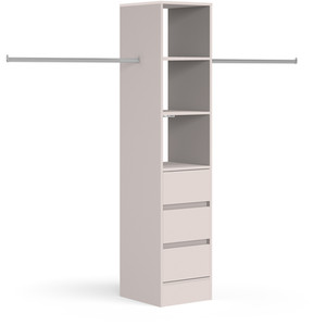 Spacepro 450mm Tower Unit with 3 Drawers - Cashmere by Spacepro