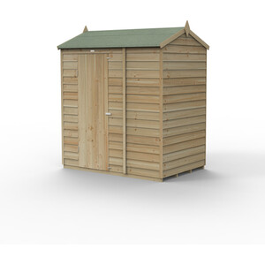 4LIFE Reverse Apex Shed 6x4 by Forest Garden