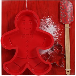 Three Piece Christmas Kids Baking Set