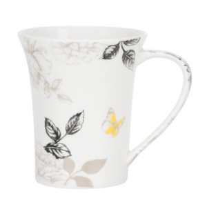 Oxford Etch Bone China Mug