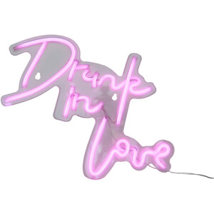 Drunk in Love Neon Sign - Pink