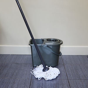 15 Litre Recycled Plastic Mop Bucket - Grey by JVL