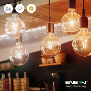 Wi-Fi Ceiling Lights 24W, RGBWWW, Dimmable with Bluetooth Speaker - Neutral by EnerJ Smart