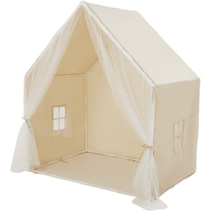 Cozy Play Tent Activity Playhouse for Children - Beige by Livingandhome