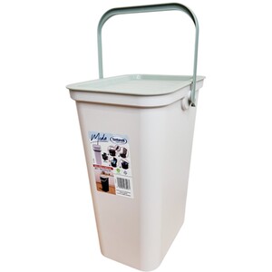 Moda Recycling Bin with Handle - Warm Grey and Sage