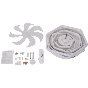 Ceiling Fan Light with App and Remote Control by Livingandhome