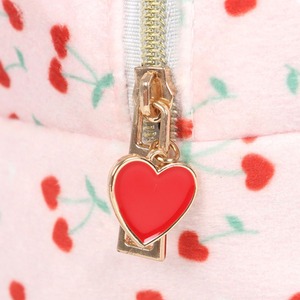 Heart Cherry Print Makeup Bag - 20cm by Kingsbury Gifts