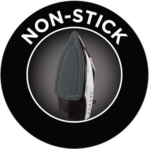 2400W Auto Steam Iron Red - Red by Russell Hobbs