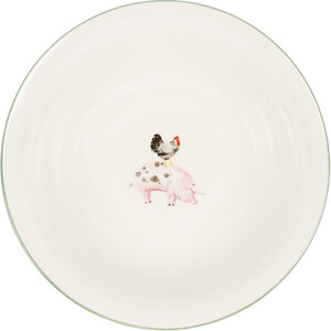 Daisy Farm Salad Bowl - White