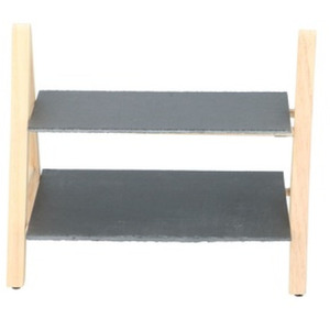 2 Tier Shelves Food Serving Cake Dessert Stand Platter - Neutral