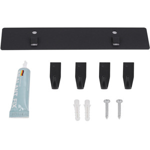 Acrylic Knife and Utensil Holder with Drain Tray - white / 11cm by Livingandhome