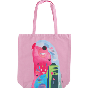 Maxwell Williams Tote Bag Pete Cromer Parrot - Pink by Maxwell Williams
