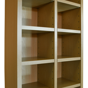 BLOCK - Tall Sleek 360 CD 160 DVD Media Storage Tower Shelves - Oak - Oak by Watsons