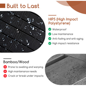 Shower Bench Seat Shower Stool by Costway