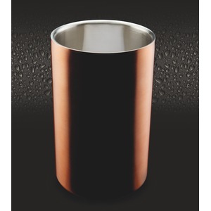 BarCraft Double Walled Copper Finish Wine Cooler, Gift Boxed - Copper by BarCraft