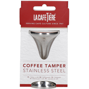 La Cafetire Doubled-Sided Metal Coffee Tamper - Silver by LA CAFETIERE