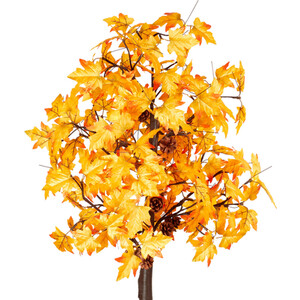 Autumnal Maple Leaf Tree - Orange