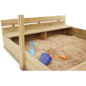 Wooden Sandpit with Canopy - Natural by Plum
