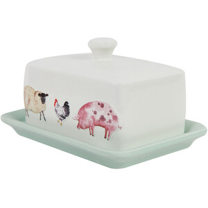 Daisy Farm Butter Dish - Multicolour