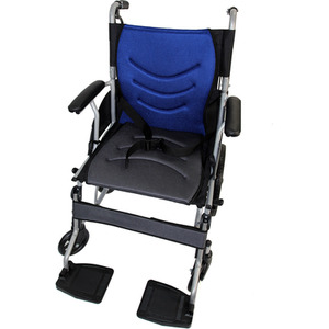 Aluminium Wheelchair Lightweight Folding Compact - Black by Actiasgear
